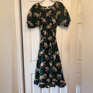 RARE Printfresh Always Everywhere Dress in Bagheera Ink